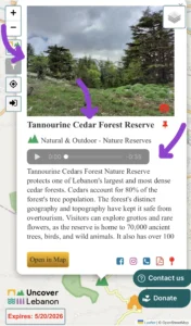 10.1. Landmark Information Panel (Name, Image, Text & Audio Description)